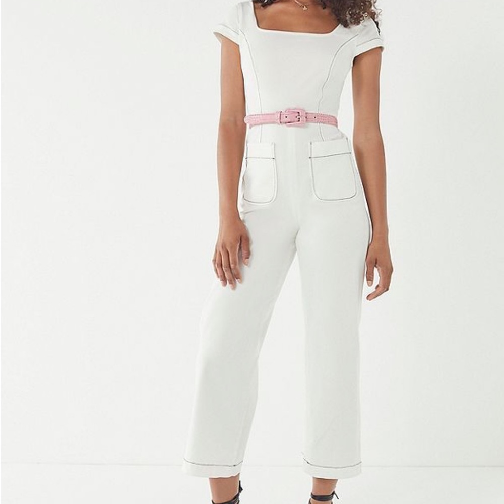 Urban Outfitts white jumpsuit